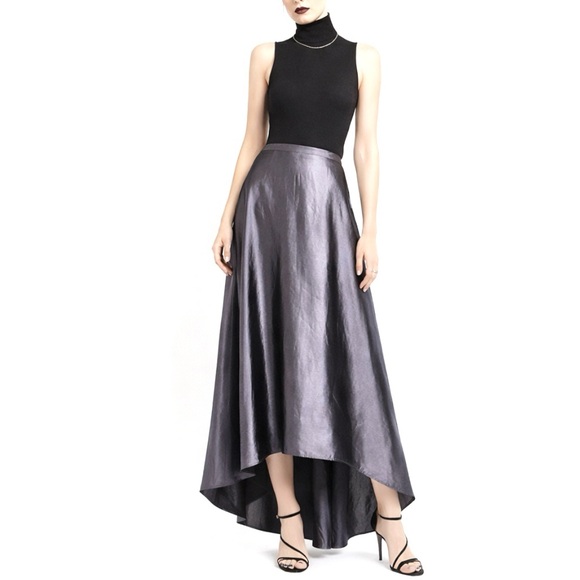 JS Collections Dresses & Skirts - VINTAGE JS COLLECTIONS 90s Asymmetric Formal Skirt Minimalist Romantic Goth | 10